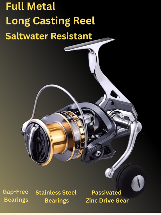 ReelUp Fishing GL Series Long Casting Spinning Reel.