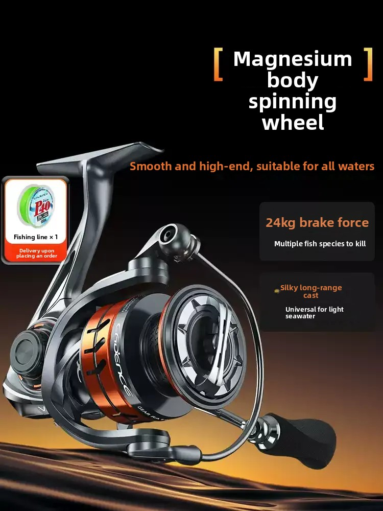 ReelUp aluminum magnesium saltwater reel in action