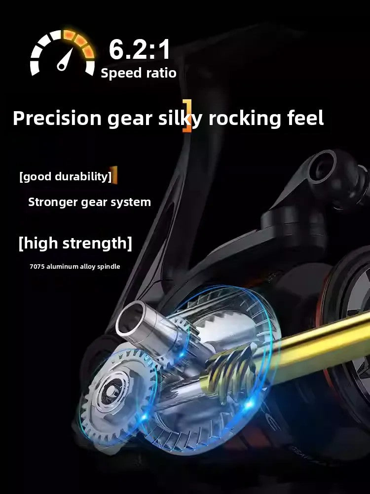 ReelUp aluminum magnesium saltwater reel in action