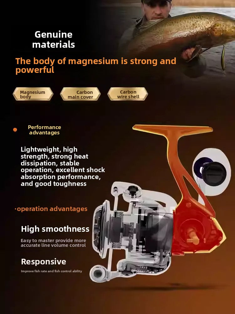 ReelUp aluminum magnesium saltwater reel in action