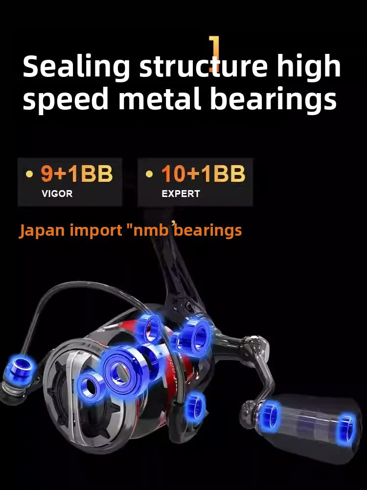 ReelUp aluminum magnesium saltwater reel in action