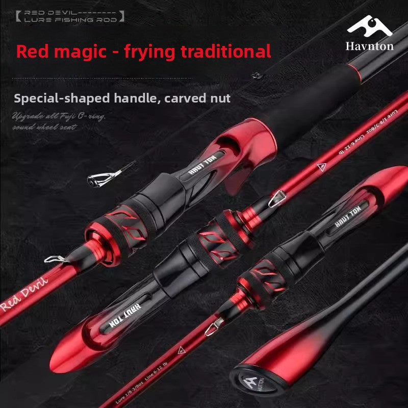 ReelUp Red Demon Series long casting lure rod