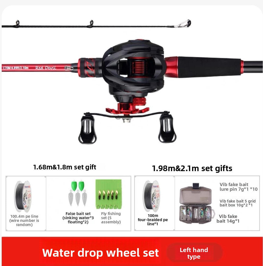 ReelUp Red Demon Series long casting lure rod