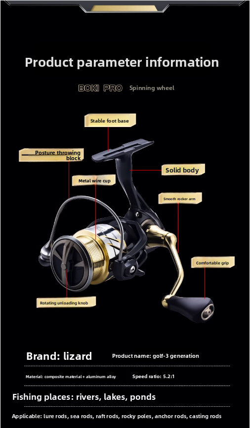 Ultralight Spinning Reel – Precision Casting for Finesse Fishing