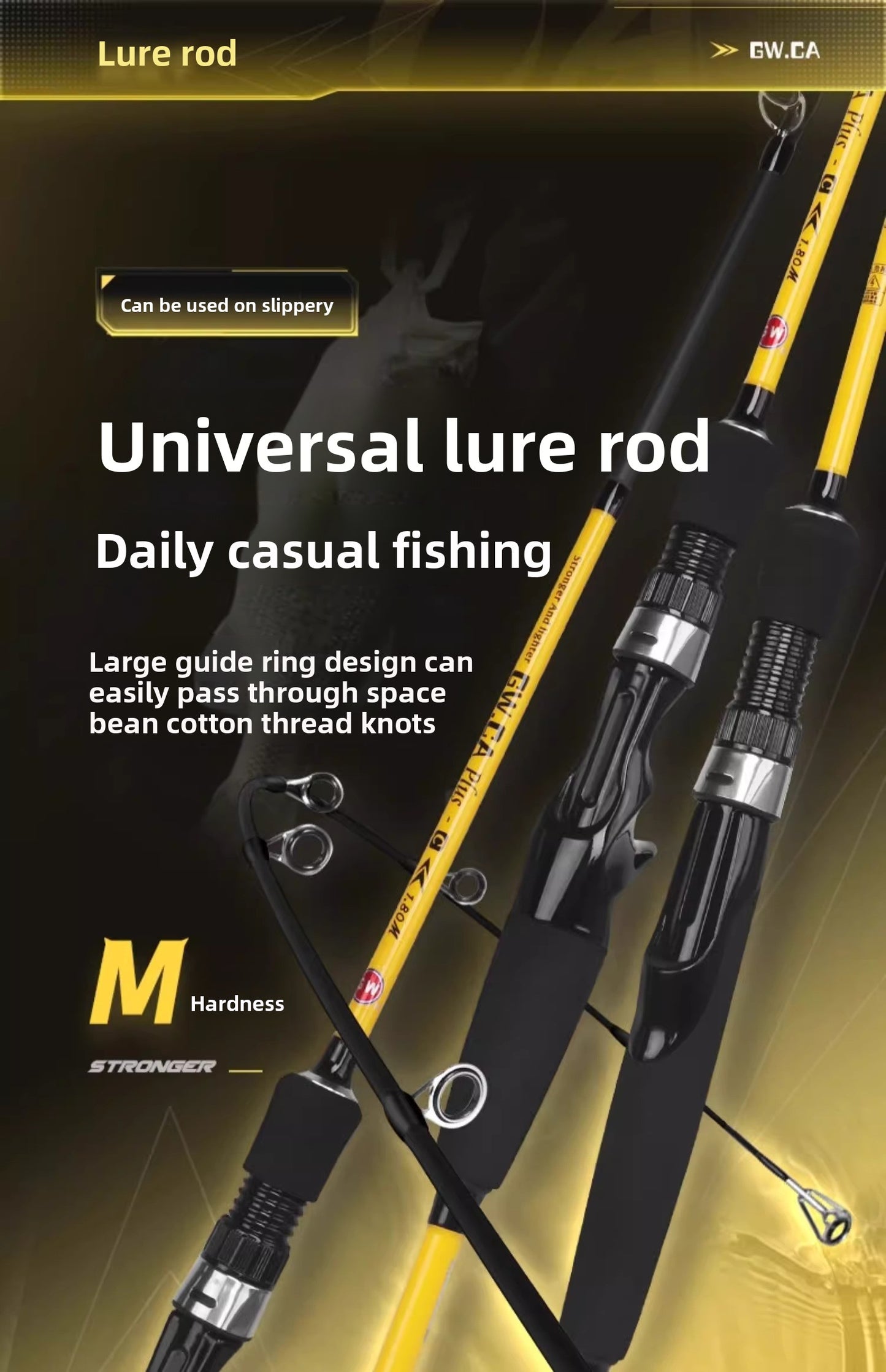 Lightweight medium action rod by ReelUP