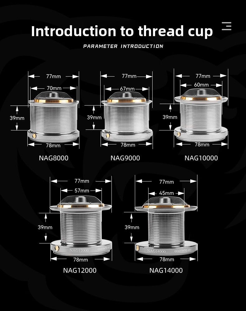 CNC all-metal saltwater fishing reel by ReelUp