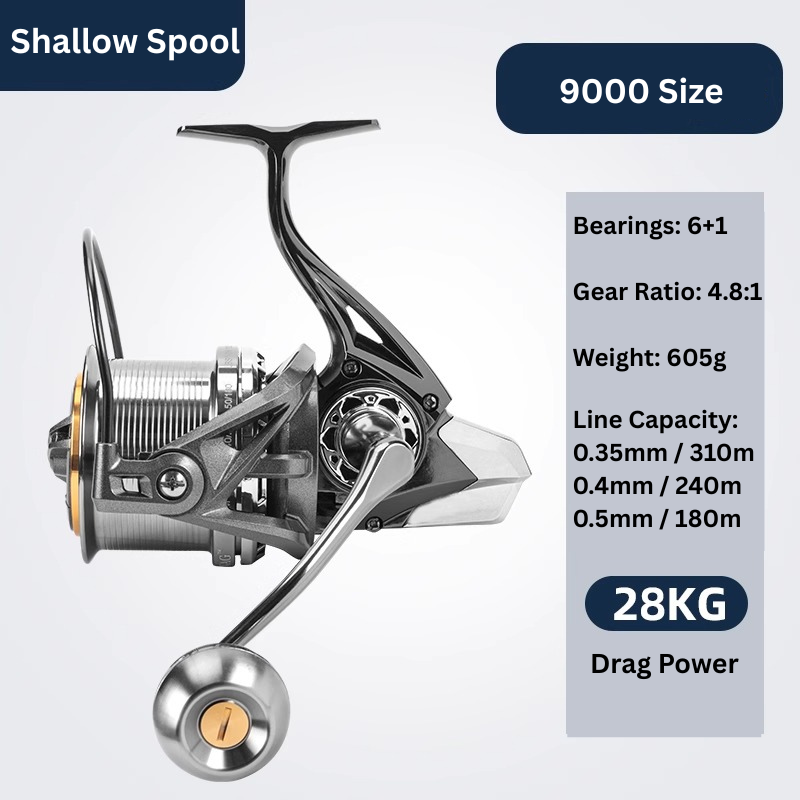 CNC all-metal saltwater fishing reel by ReelUp