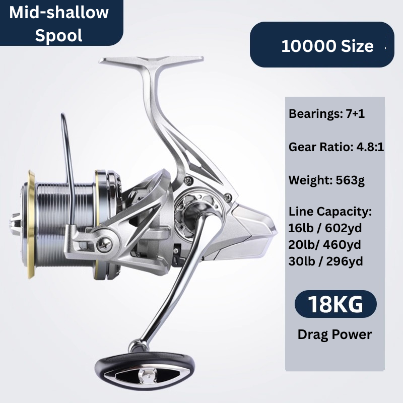 CNC all-metal saltwater fishing reel by ReelUp Fishing