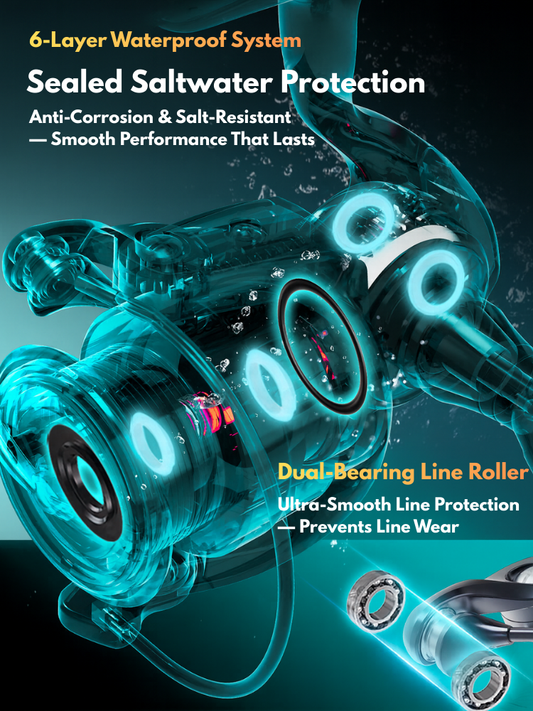 full metal spinning reelシーバス リール