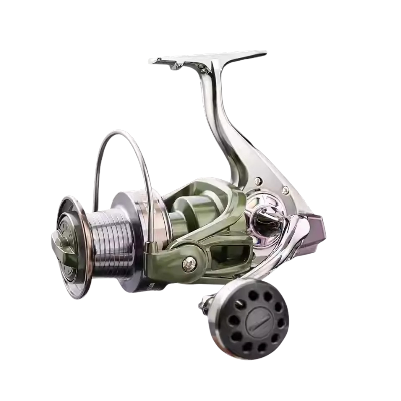 Saltwater fishing reel by ReelUp designed for big game and long casting