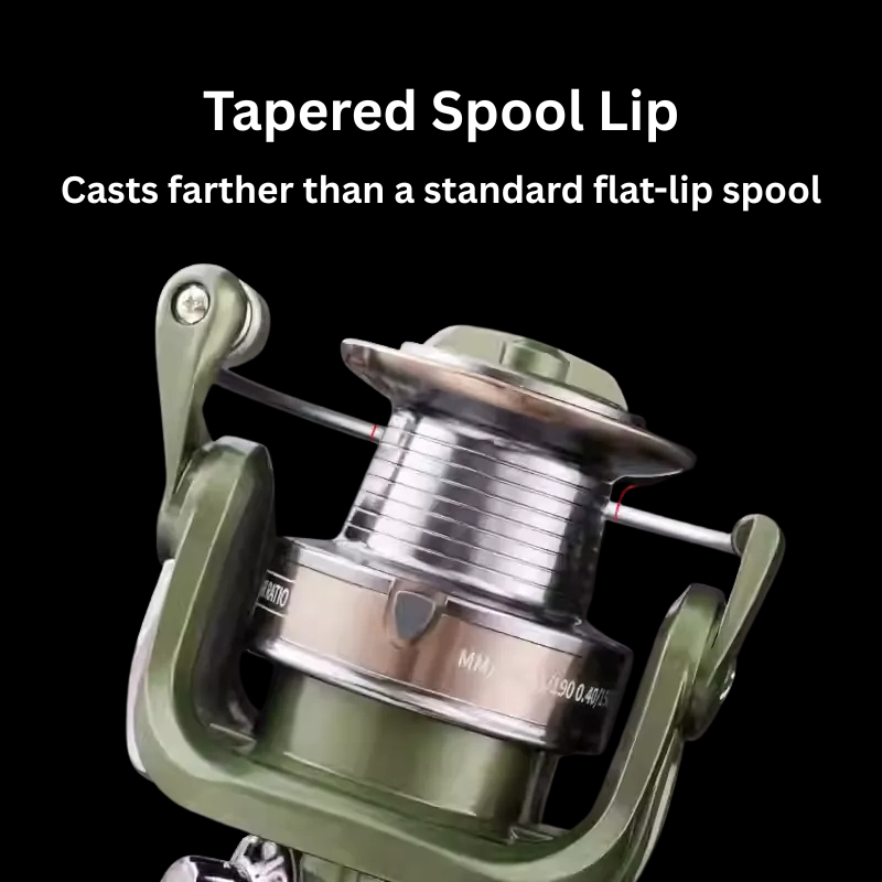 Saltwater fishing reel by ReelUp designed for big game and long casting