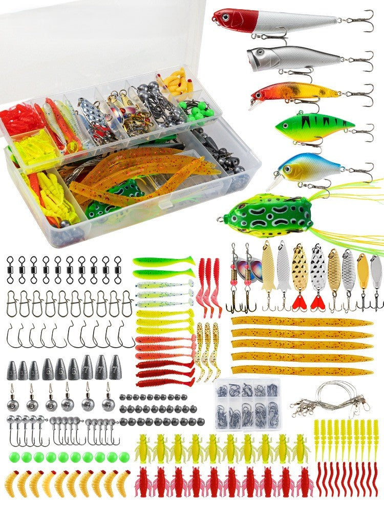 ReelUp 302pcs fishing tackle kit with box
