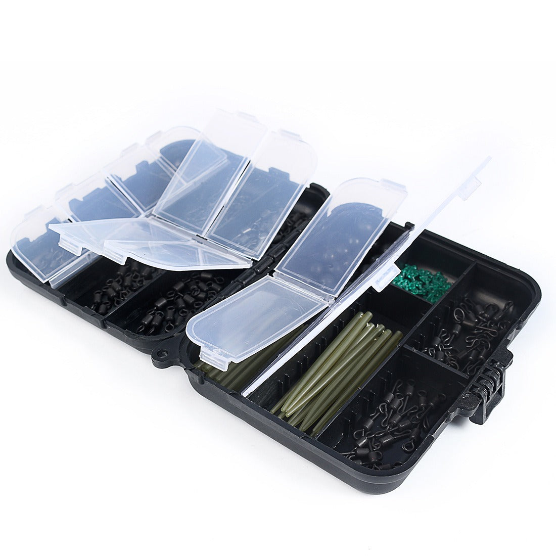 ReelUp 300pcs fishing tackle kit with soft baits and hooks