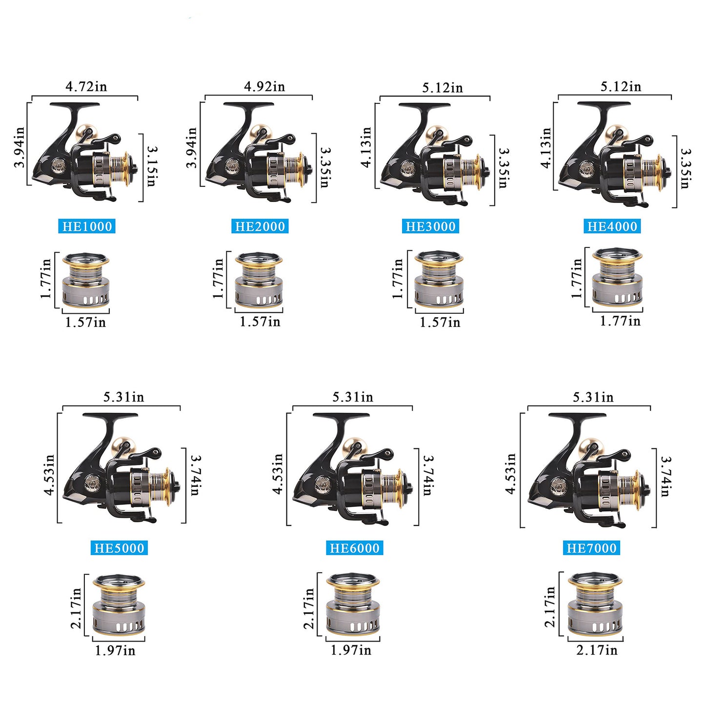 Long-distance casting lure metal spinning reel