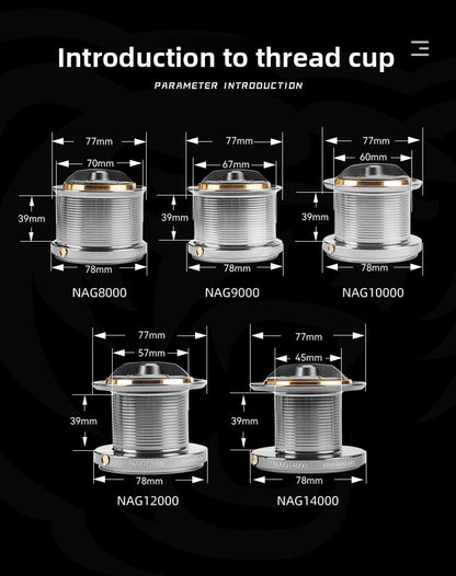CNC all-metal saltwater fishing reel by ReelUp Fishing