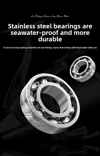 CNC all-metal saltwater fishing reel by ReelUp Fishing