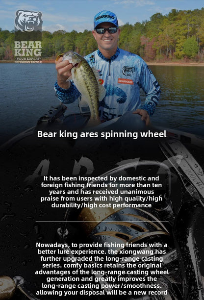 BEARKING Aries II lightweight saltwater spinning reel by ReelUp Fishing
