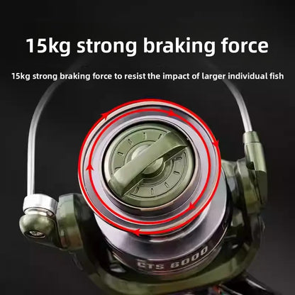 Saltwater fishing reel by ReelUp fishing designed for big game and long casting