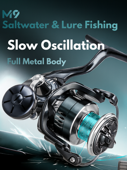 full metal spinning reelシーバス リール