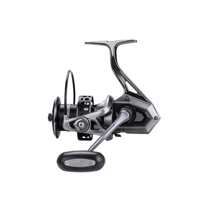 Big game spinning reel by ReelUp Fishing– CNC handle, saltwater-ready
