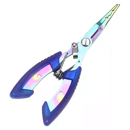 ReelUp rainbow stainless steel fishing pliers 