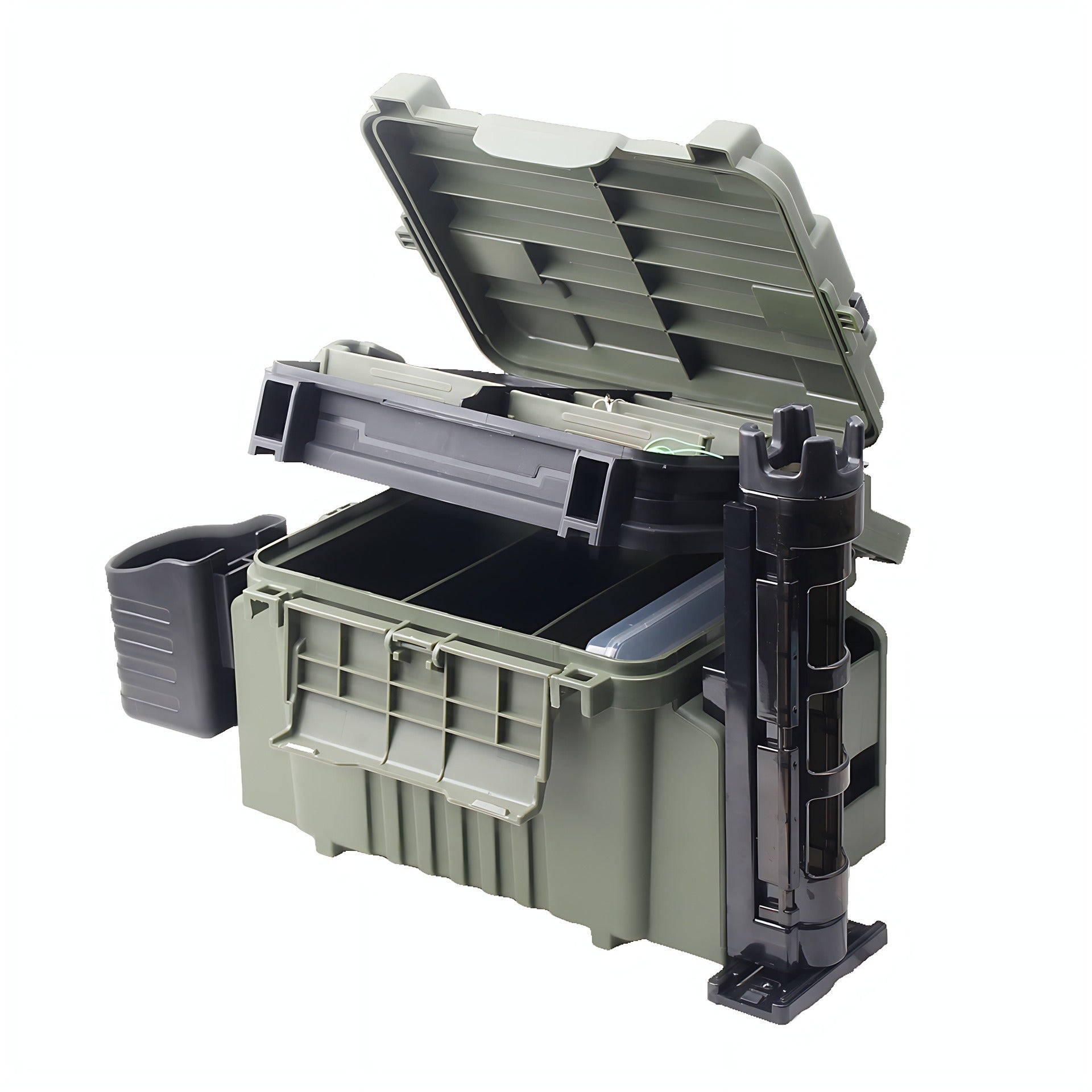 ReelUp heavy-duty double-layer fishing tackle box