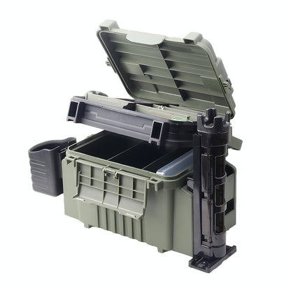 ReelUp heavy-duty double-layer fishing tackle box