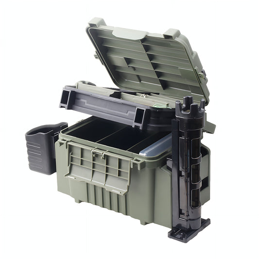 ReelUp heavy-duty double-layer fishing tackle box