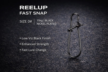 ReelUp Fishing fast snap for quick lure changes in the Backup Tackle Kit